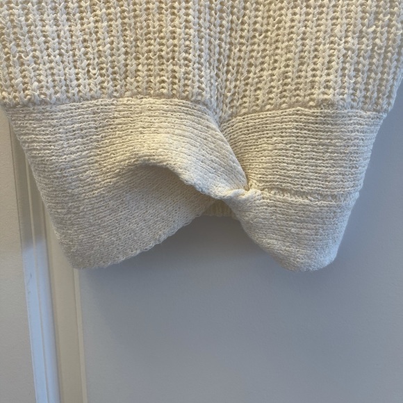 Knit tank top in cream/white - Picture 3 of 6